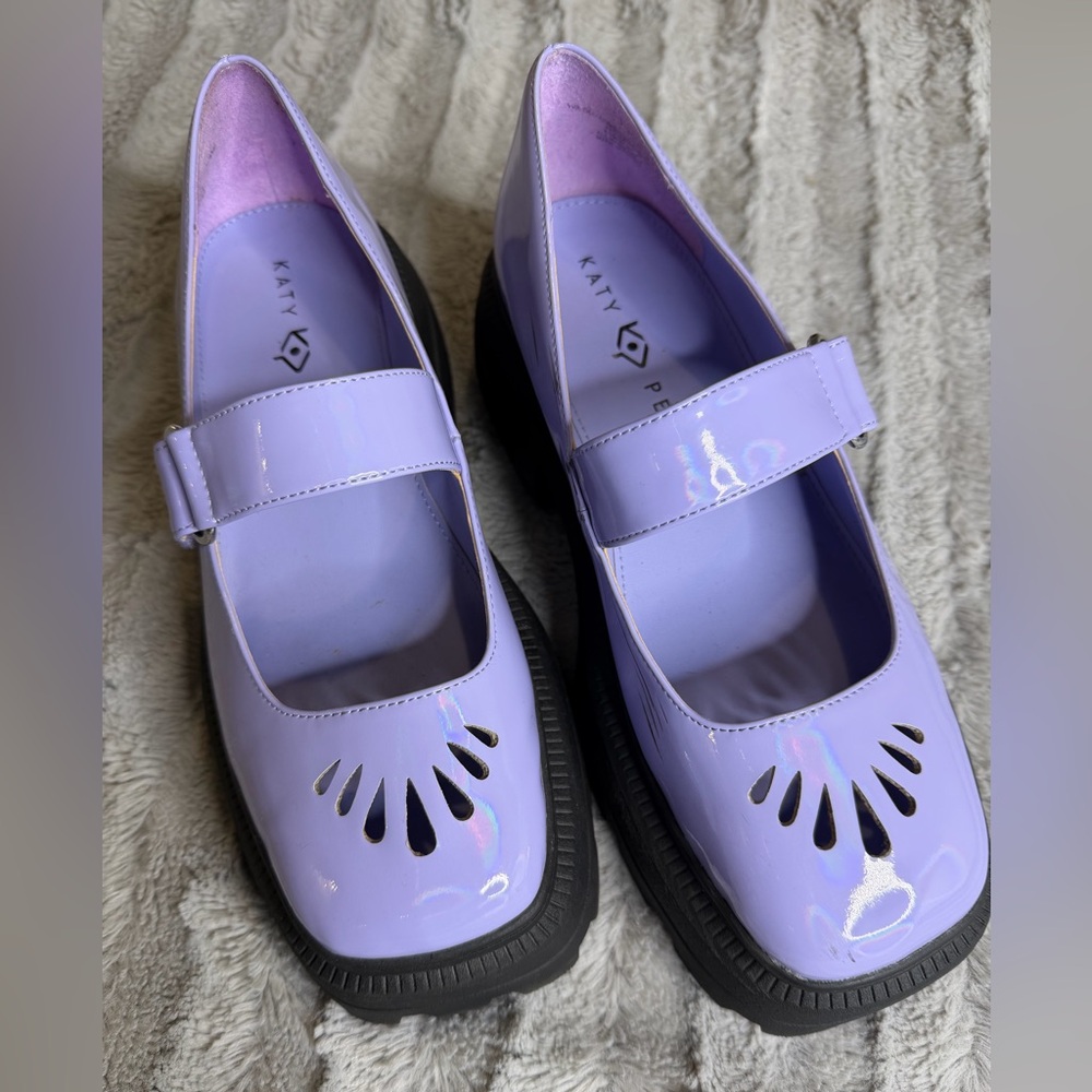 Katy Perry The Geli Combat Mary Jane Stay-Put Lug Sole Loafer size 8.5